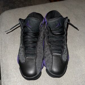 Jordan retro 13s purple and black